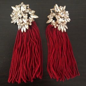 Trendy earrings .